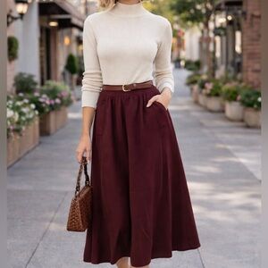 Vintage wool skirt